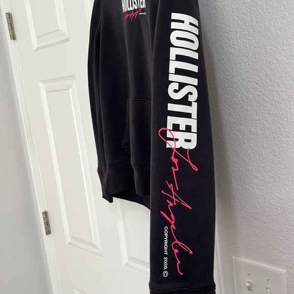 Hollister XS HoodieSweatshirt Men’s Black - Picture 2 of 4